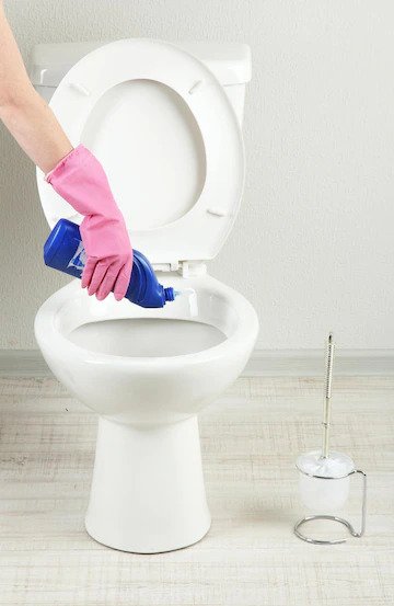 Bathroom Acid Wash Service in toilet